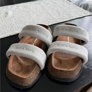 Alexander Wang Kids Sandals - Light Gray and Brown